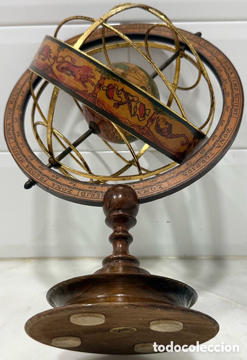 Vintage: ANTIGUO Y ELEGANTE GLOBO ESFERA ARMILAR - Foto 16