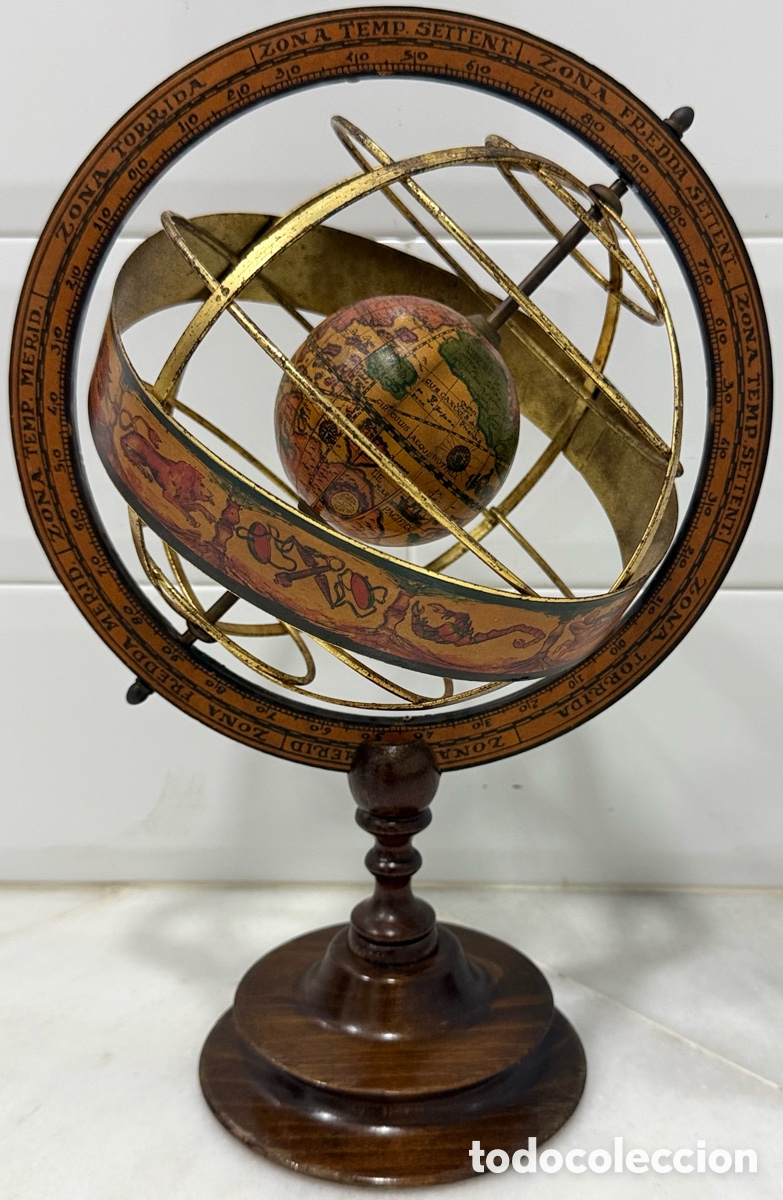 Vintage: ANTIGUO Y ELEGANTE GLOBO ESFERA ARMILAR