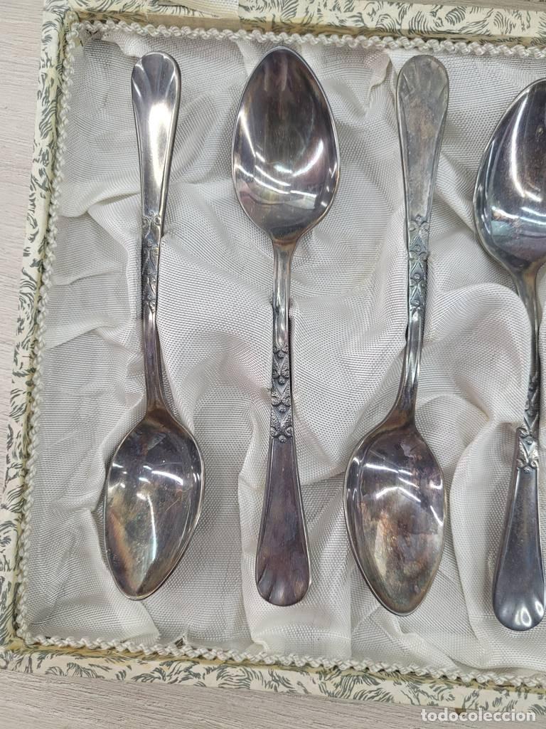 Vintage: ESTUCHE CON CUCHARITAS DE CAF&Eacute; - Foto 3