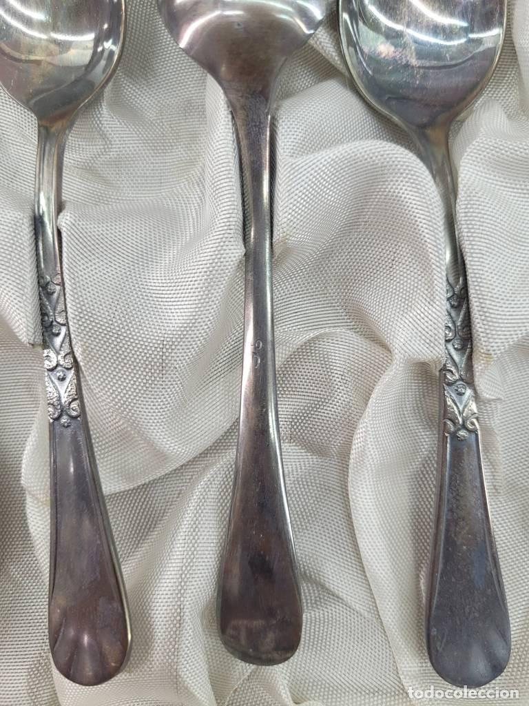 Vintage: ESTUCHE CON CUCHARITAS DE CAF&Eacute; - Foto 4