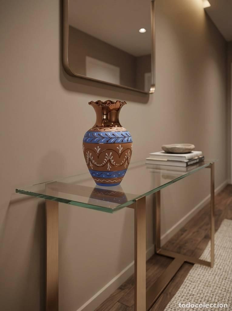 Vintage: JARR&Oacute;N DECORATIVO PINTADO A MANO