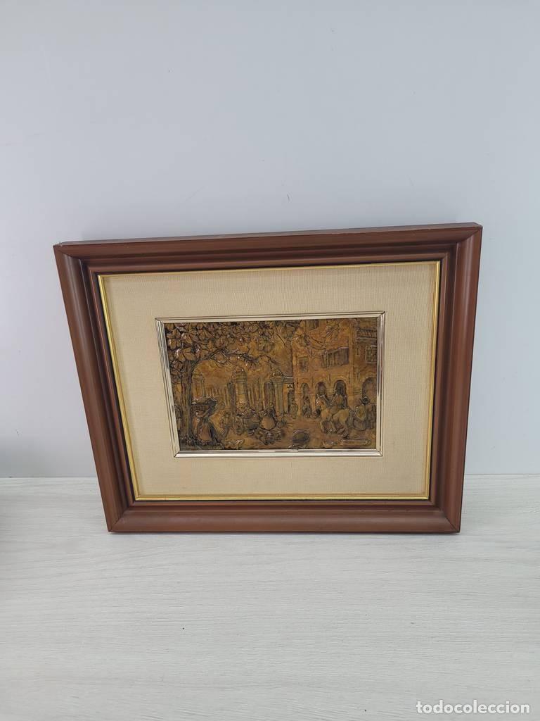 Vintage: CUADRO VINTAGE EN RELIEVE - Foto 2