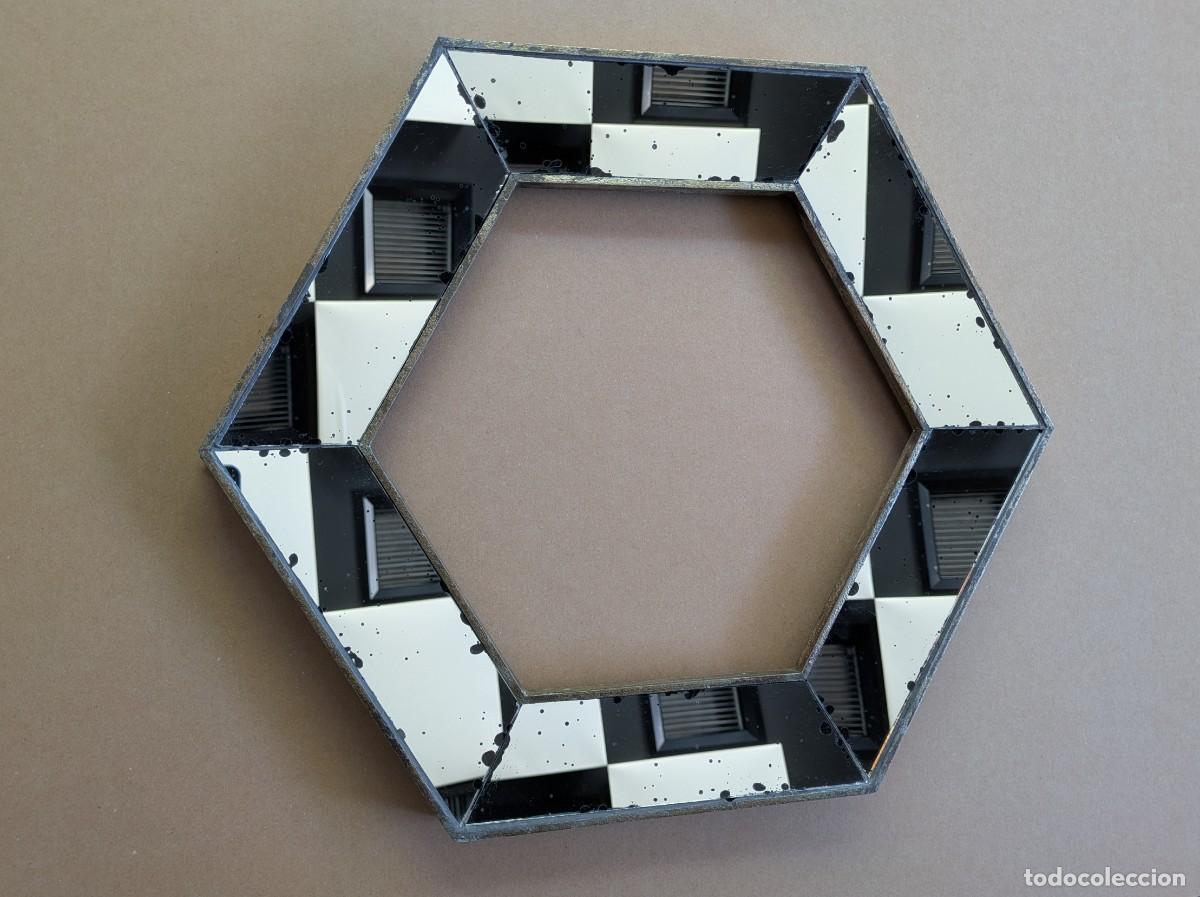 Vintage: Marco espejo hexagonal (Disponibles 5 uds.) - Foto 1