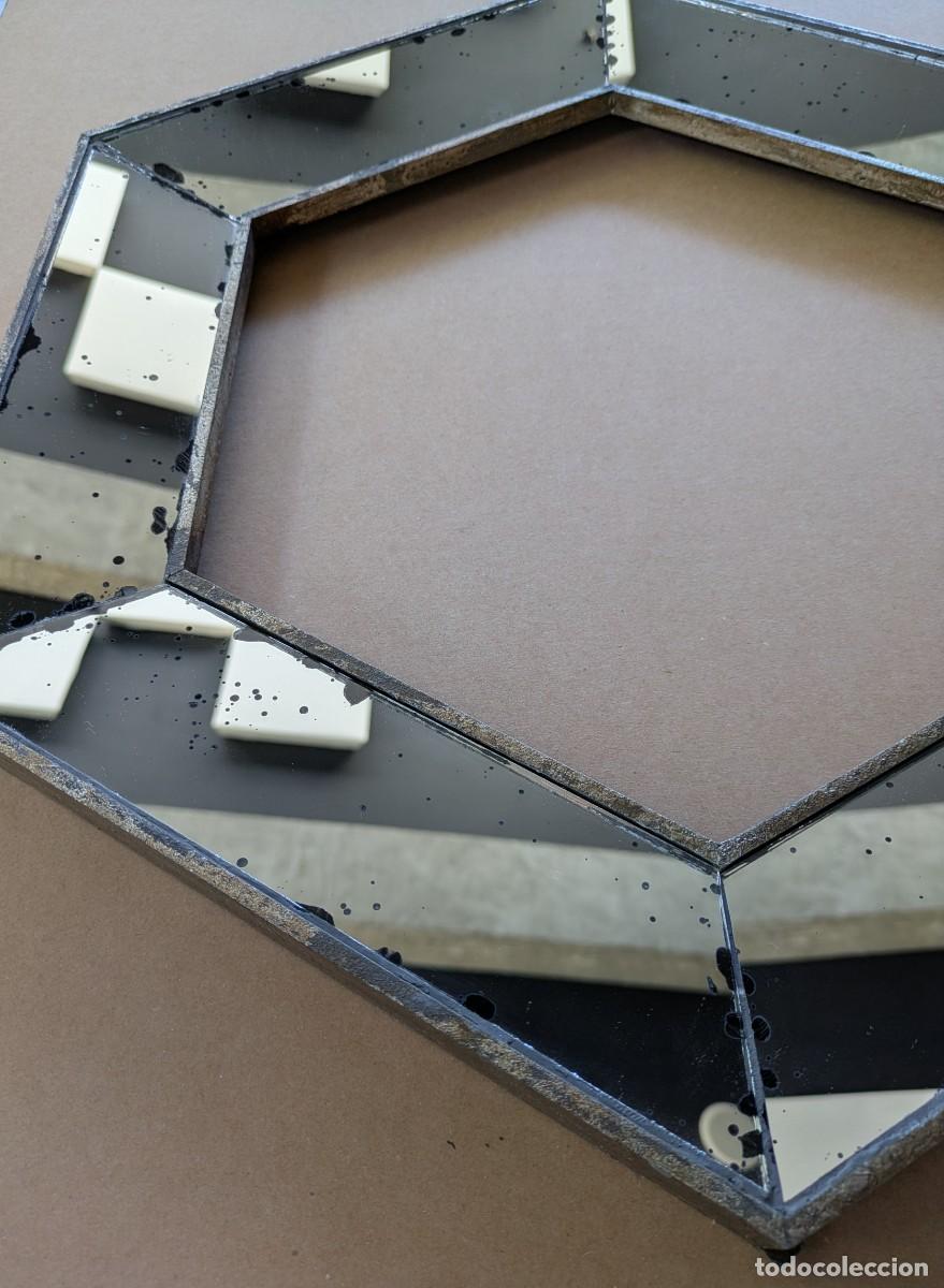 Vintage: Marco espejo hexagonal (Disponibles 5 uds.) - Foto 3