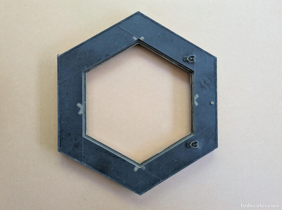 Vintage: Marco espejo hexagonal (Disponibles 5 uds.) - Foto 4