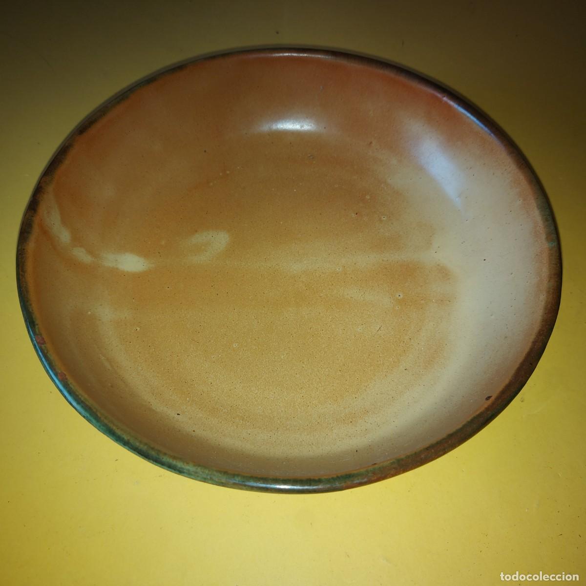 Vintage: PLATO HONDO DE BARRO TRADICIONAL - Foto 1