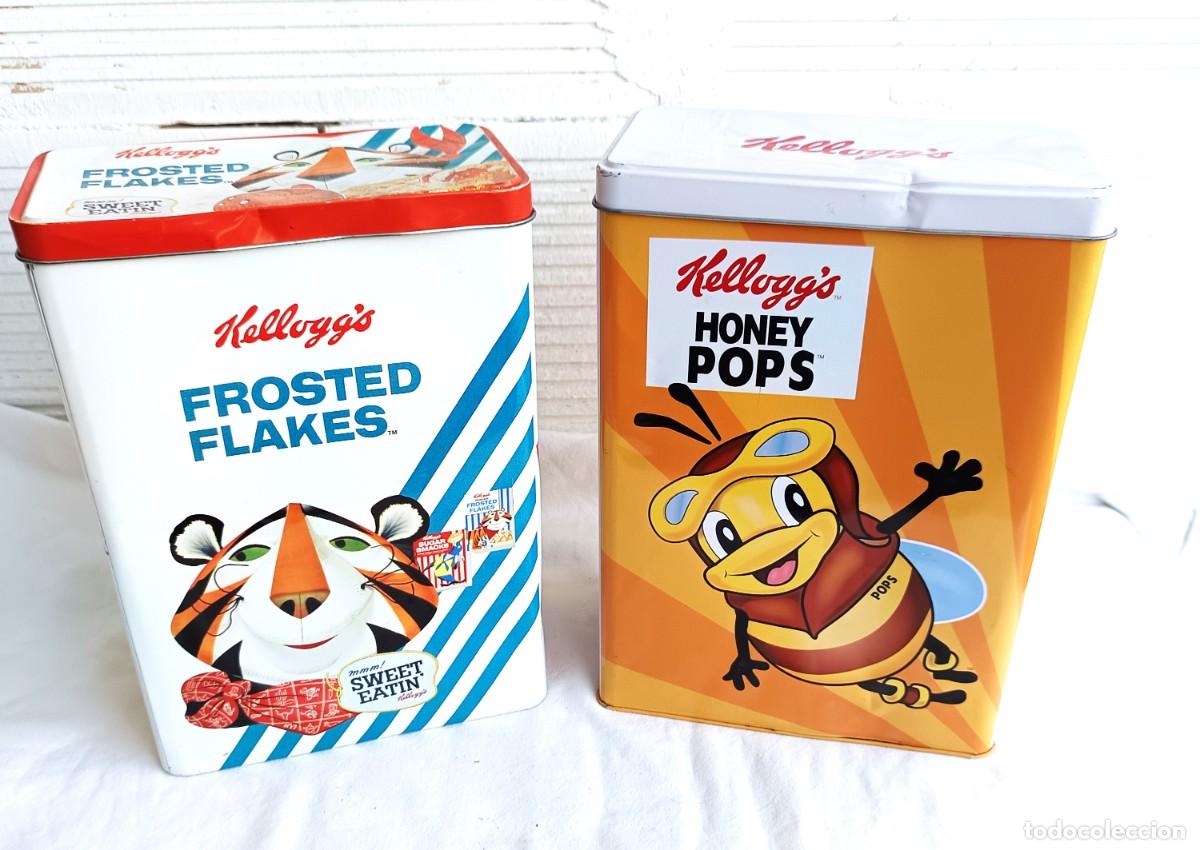 Vintage: Pareja latas Kellogs vintage