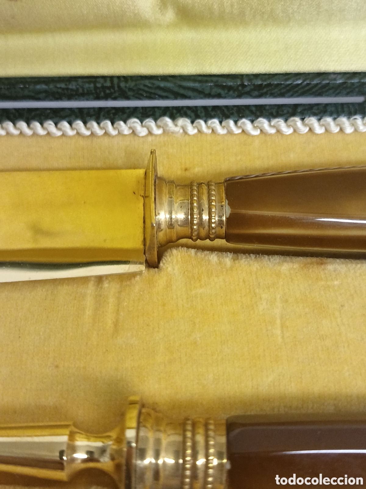 Vintage: JUEGO DE CUBIERTOS DE LUJO DE SERVIR, POSTRE - Foto 6