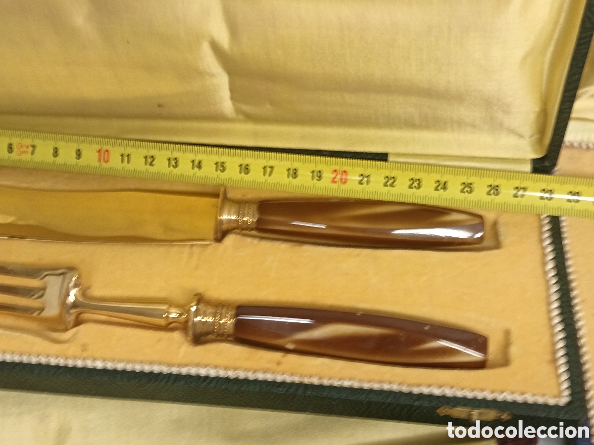 Vintage: JUEGO DE CUBIERTOS DE LUJO DE SERVIR, POSTRE - Foto 16
