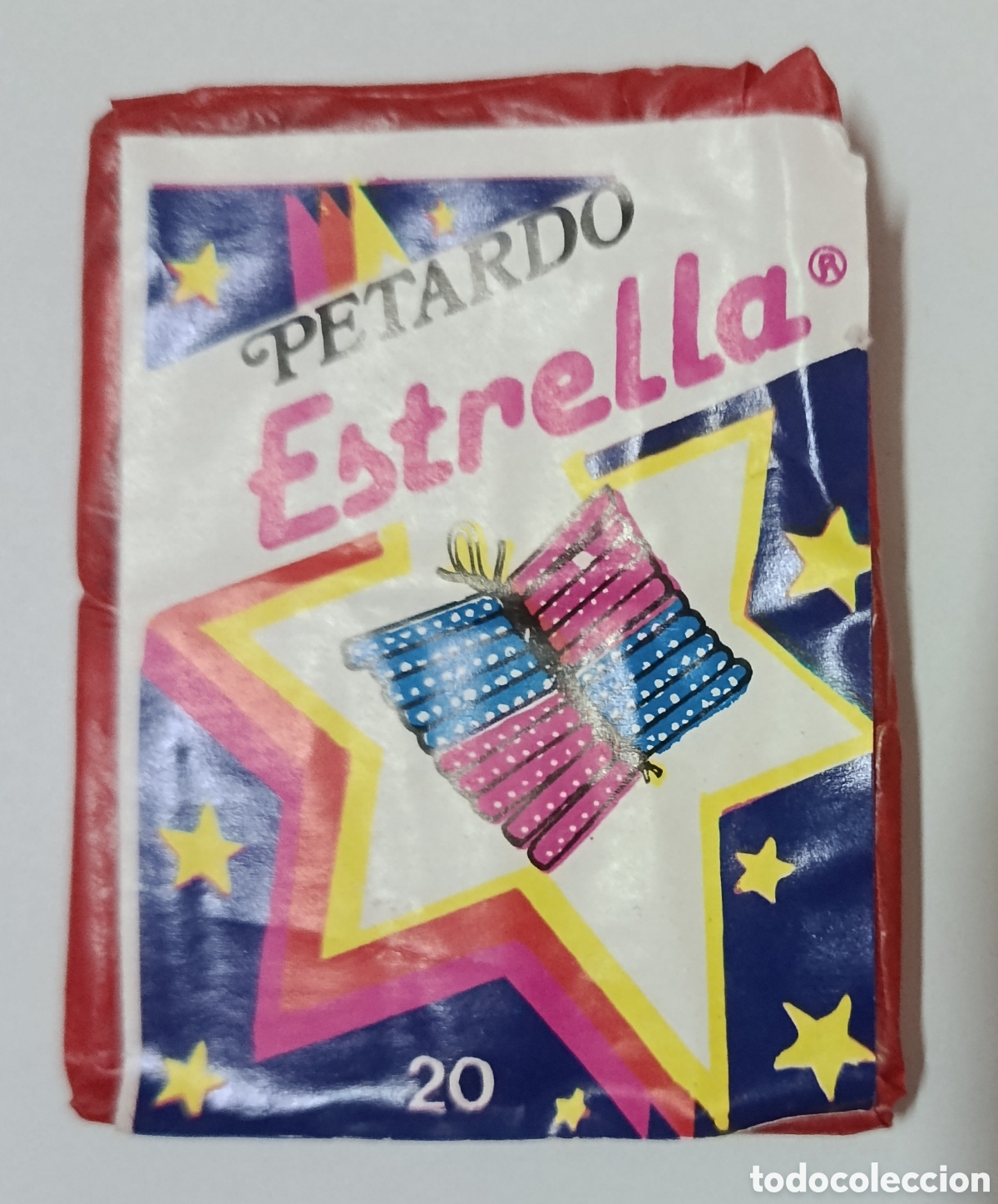 Vintage: Traca de petardos Estrella vintage a&ntilde;os 90, en su embalaje original