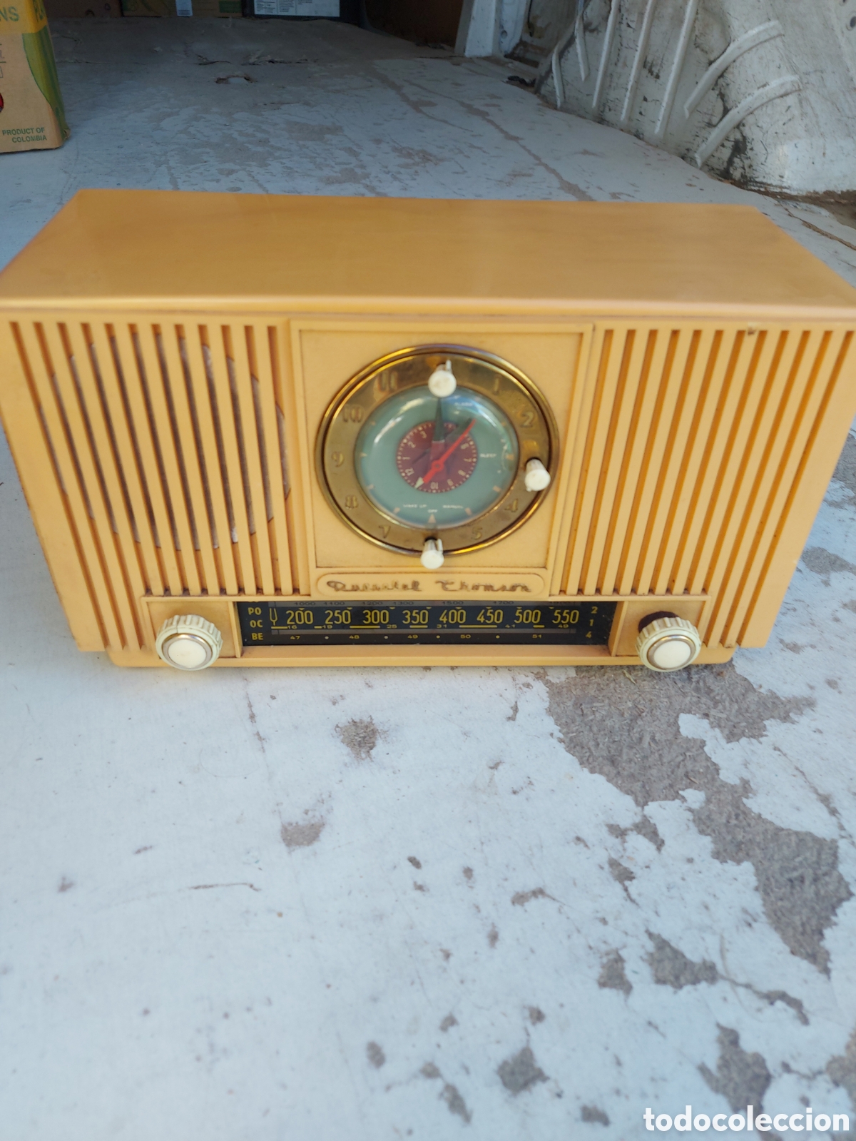 Vintage: RADIO RELOJ......... a&ntilde;os 50 - Foto 1