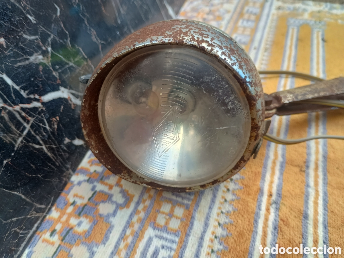 Vintage: Faro de bicicleta metal - Foto 3