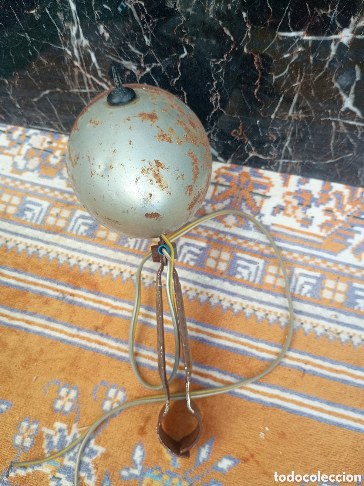 Vintage: Faro de bicicleta metal - Foto 4