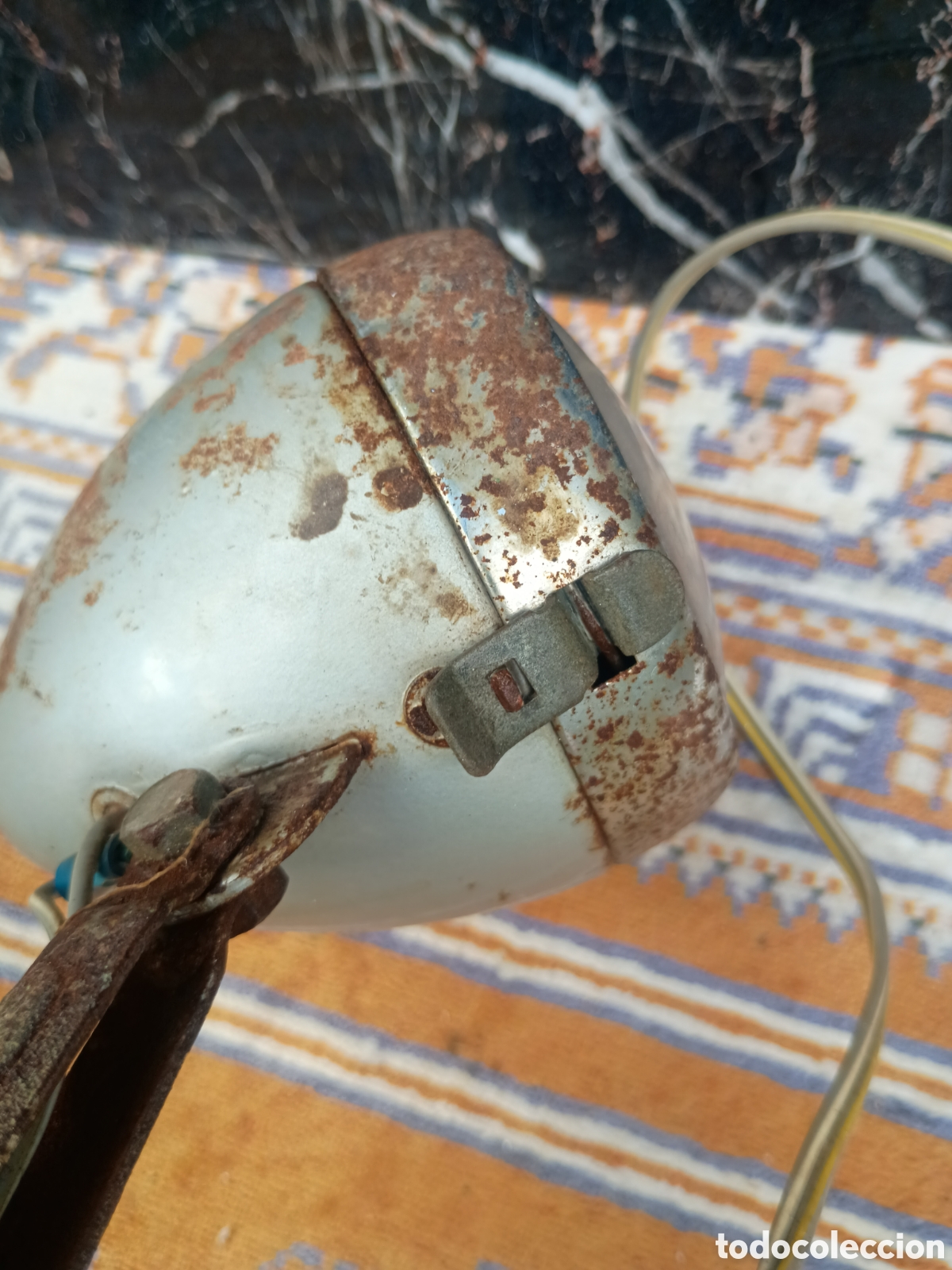 Vintage: Faro de bicicleta metal - Foto 6