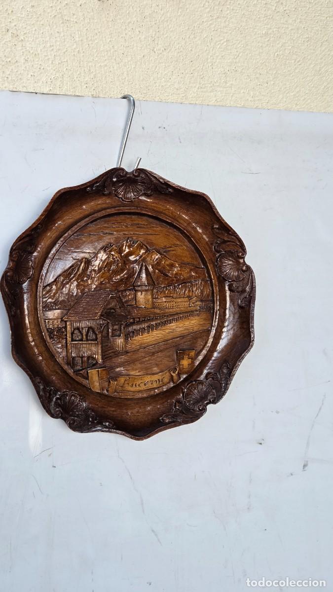 Vintage: plato decorativo monta&ntilde;as - Foto 1