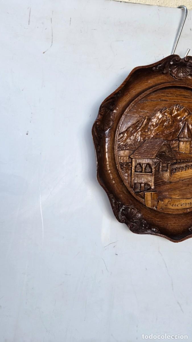 Vintage: plato decorativo monta&ntilde;as - Foto 2