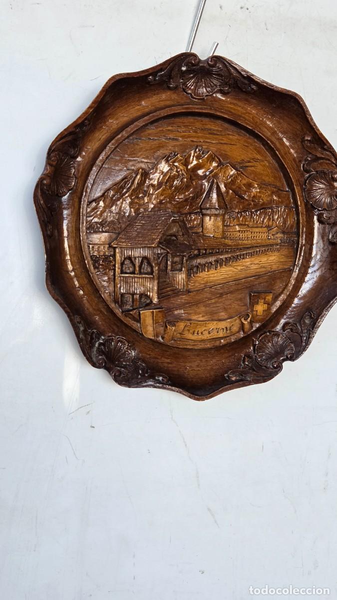 Vintage: plato decorativo monta&ntilde;as - Foto 3