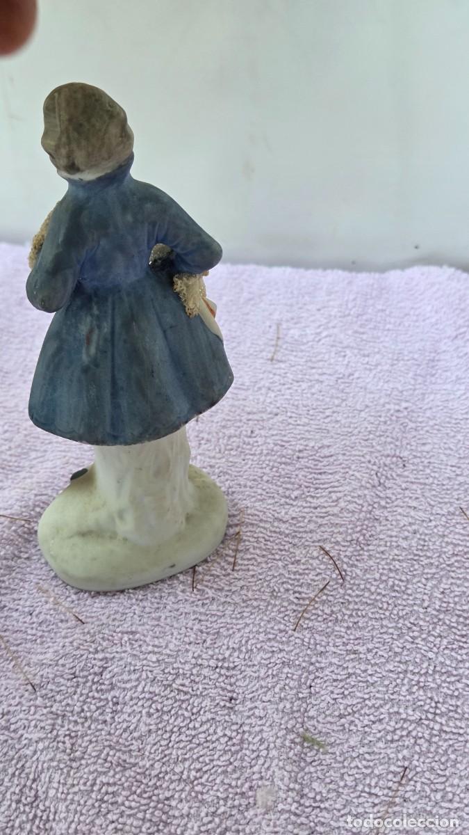 Vintage: figura de porcelana biscuit - Foto 5