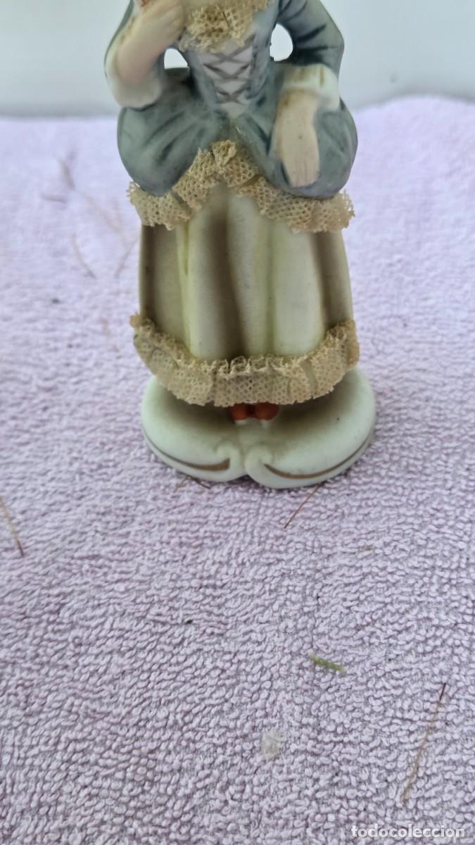 Vintage: figura de porcelana biscuit - Foto 3