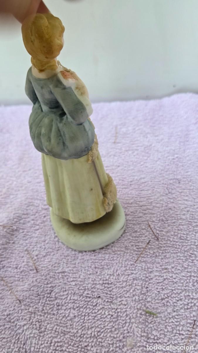 Vintage: figura de porcelana biscuit - Foto 5