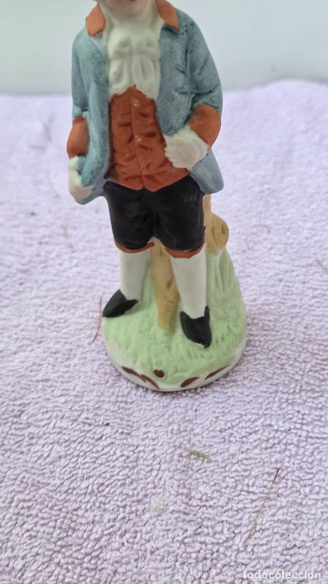 Vintage: figura de porcelana biscuit - Foto 3