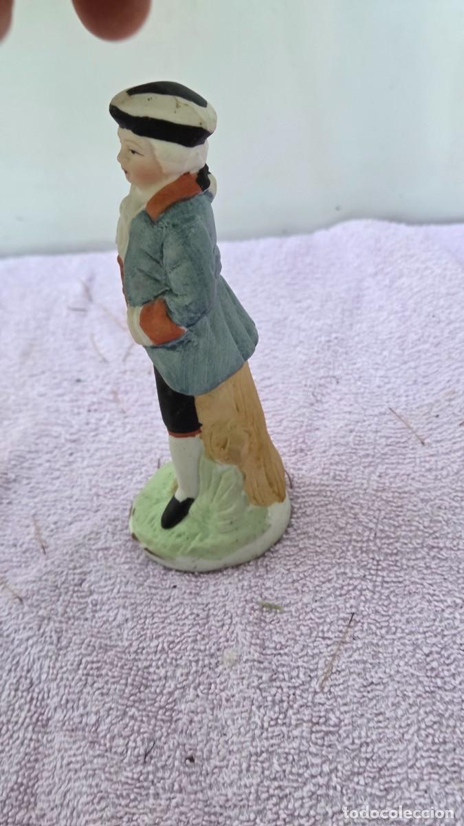 Vintage: figura de porcelana biscuit - Foto 4