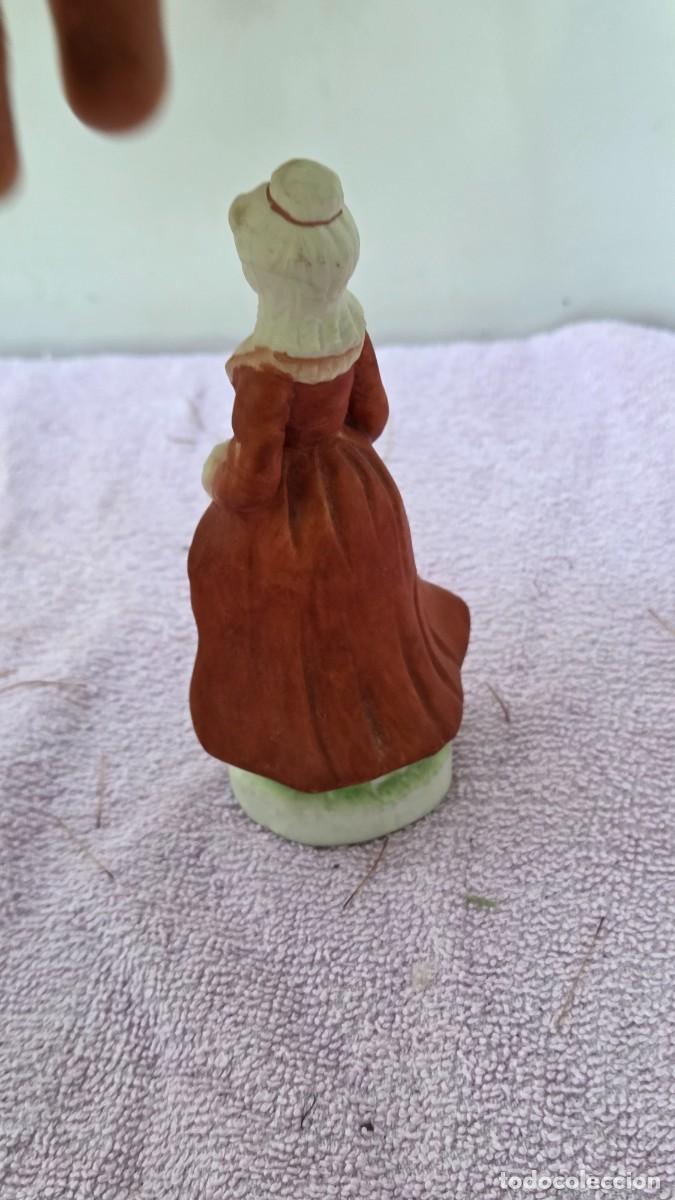 Vintage: figura de porcelana biscuit - Foto 5