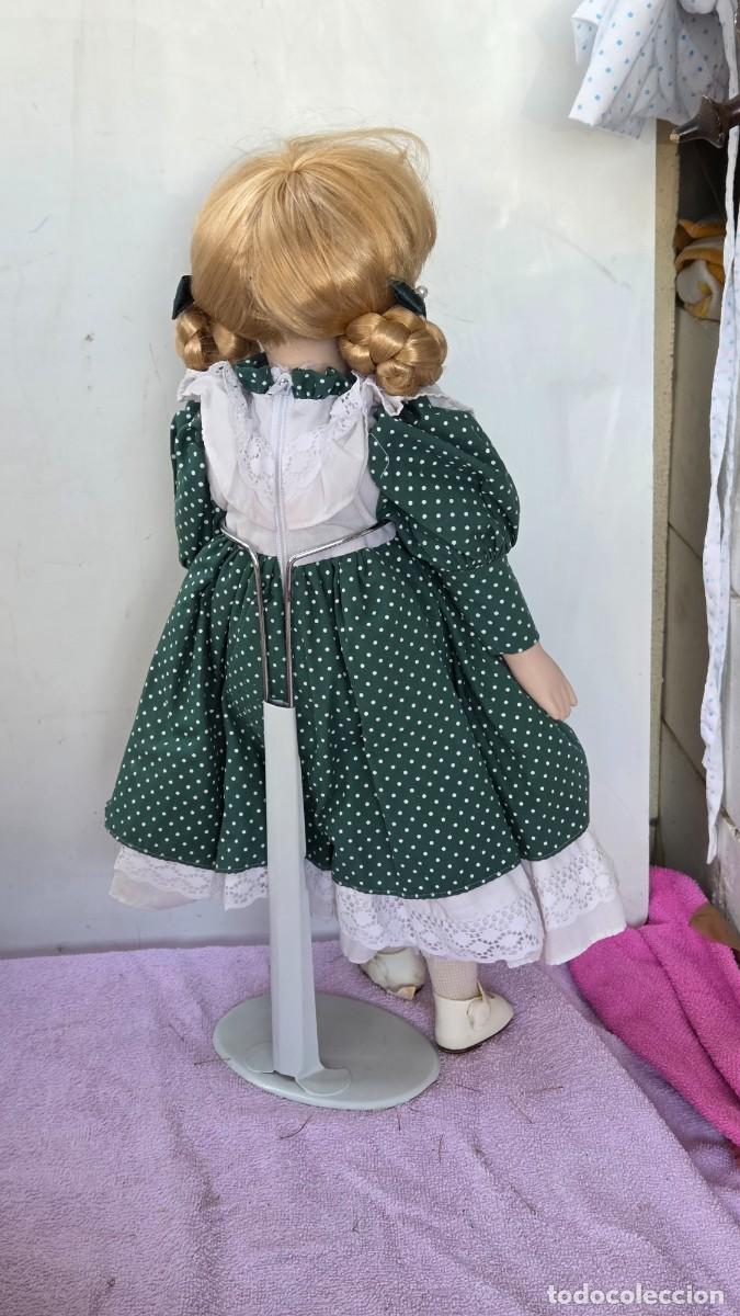 Vintage: mu&ntilde;eca de coleccion de porcelana - Foto 5