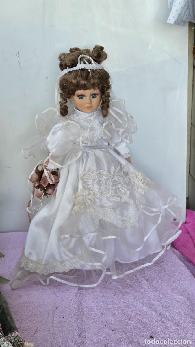 Vintage: mu&ntilde;eca de coleccion de porcelana - Foto 1