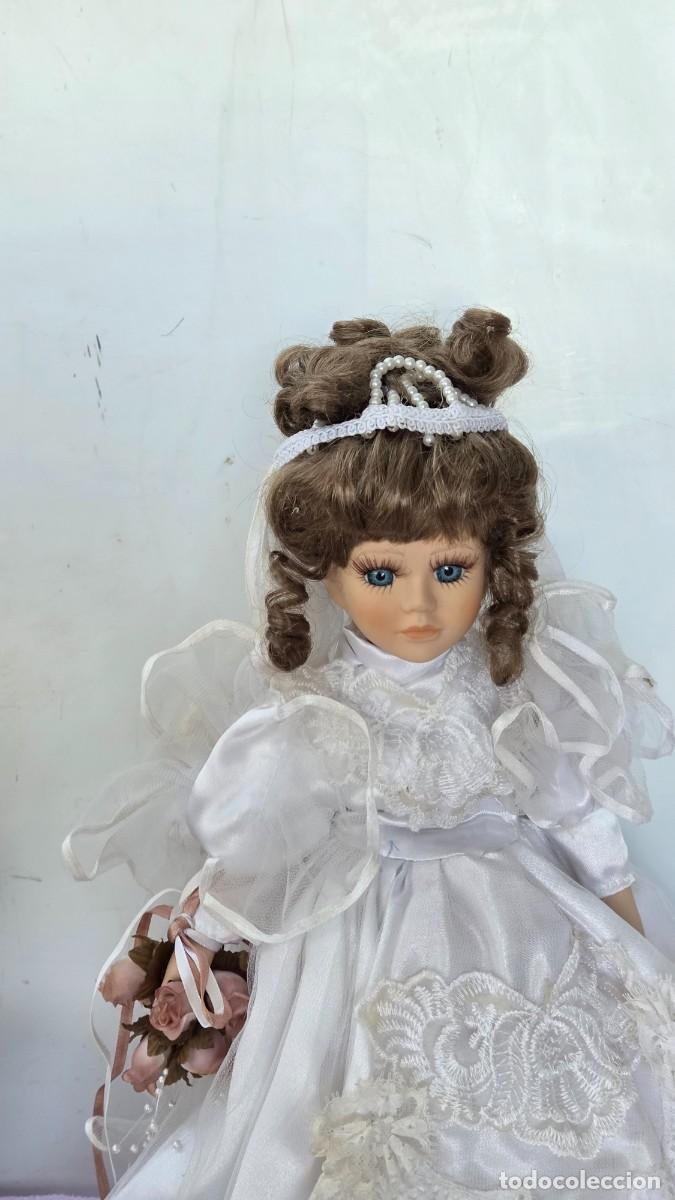 Vintage: mu&ntilde;eca de coleccion de porcelana - Foto 2