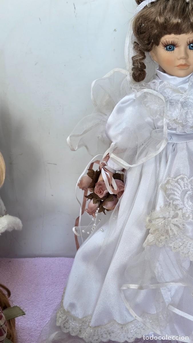 Vintage: mu&ntilde;eca de coleccion de porcelana - Foto 5