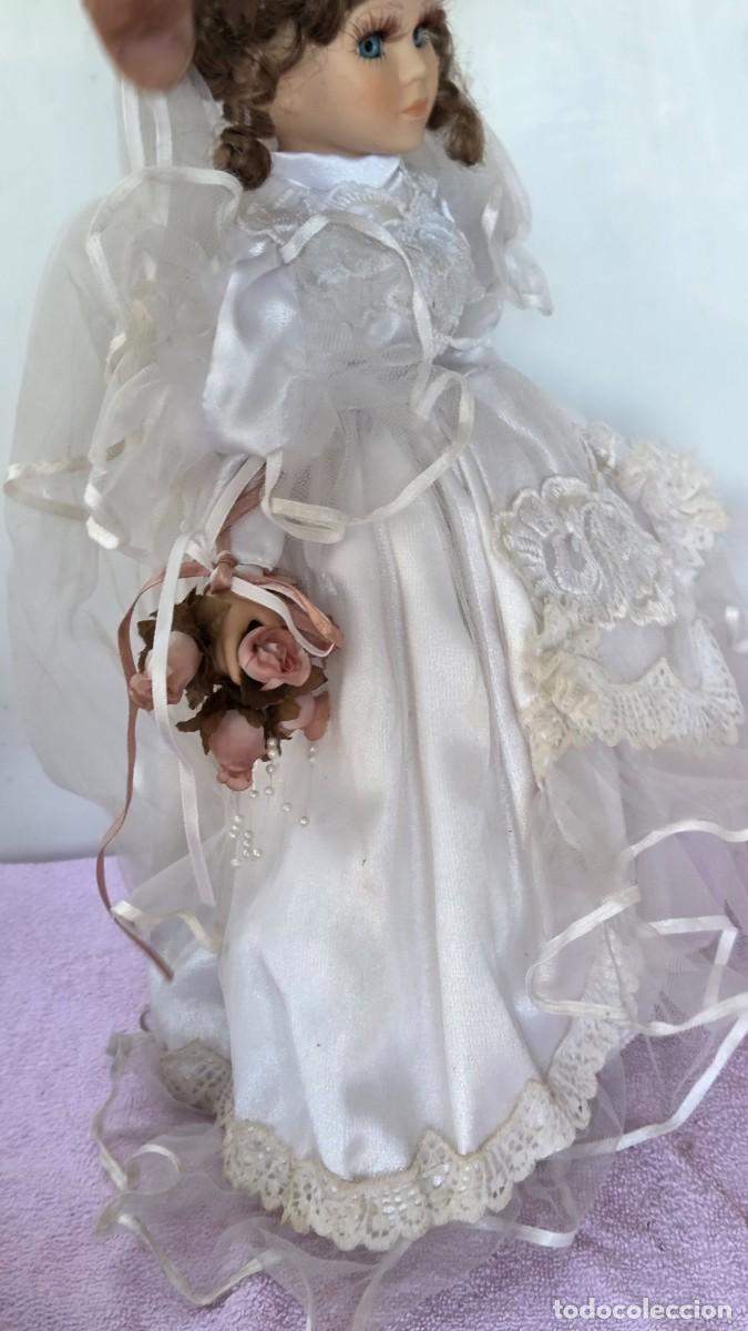Vintage: mu&ntilde;eca de coleccion de porcelana - Foto 6