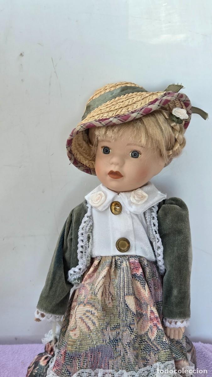 Vintage: mu&ntilde;eca de coleccion de porcelana - Foto 2