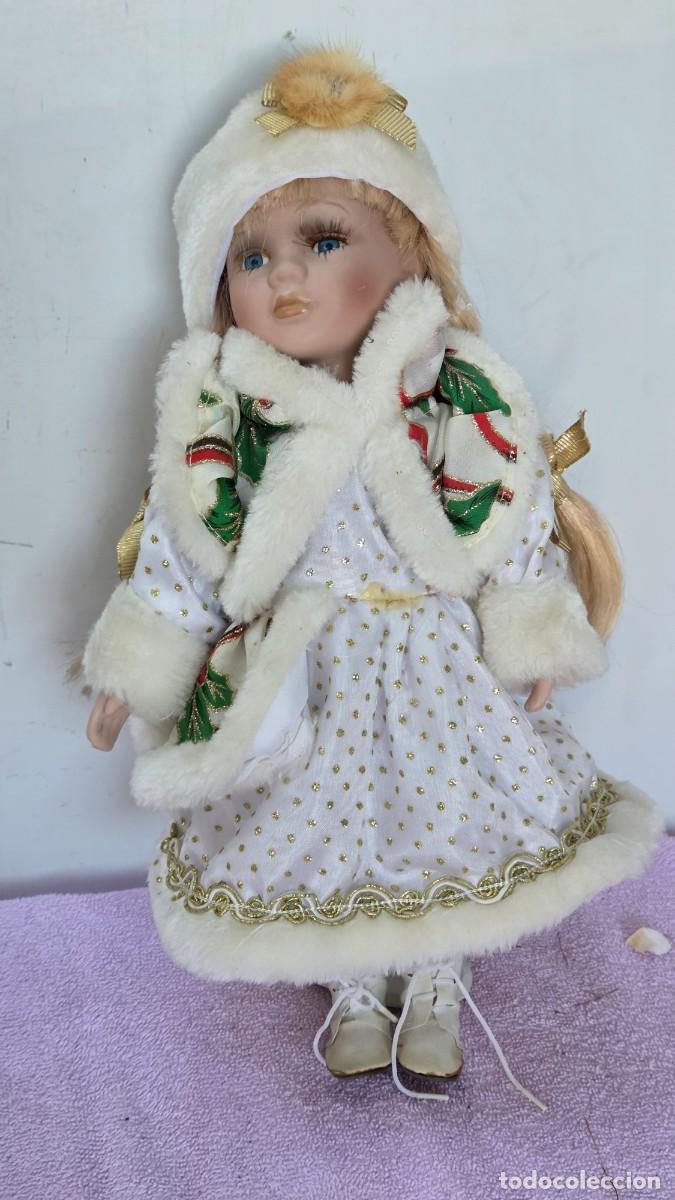 Vintage: mu&ntilde;eca de coleccion de porcelana