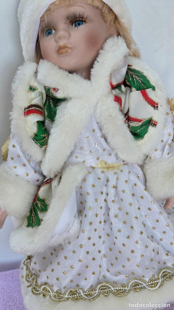 Vintage: mu&ntilde;eca de coleccion de porcelana - Foto 3