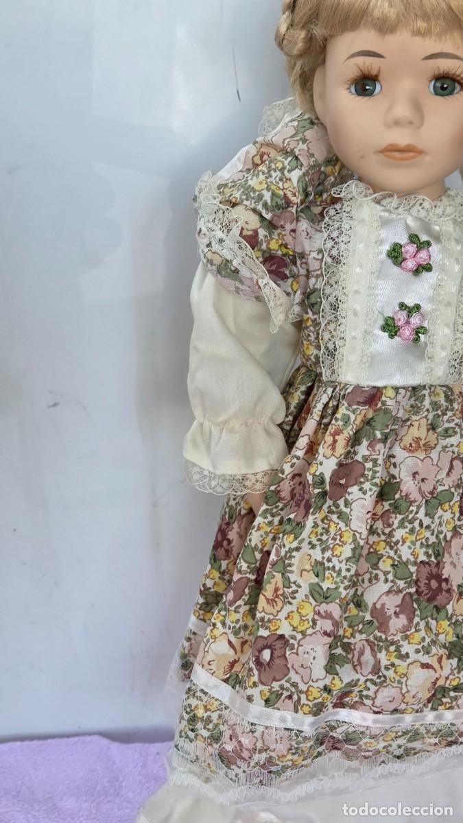 Vintage: mu&ntilde;eca de coleccion de porcelana - Foto 3
