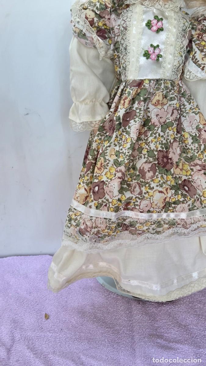 Vintage: mu&ntilde;eca de coleccion de porcelana - Foto 5