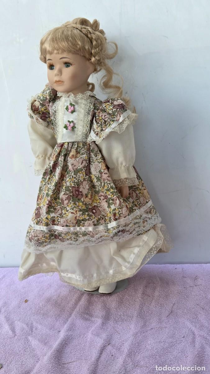 Vintage: mu&ntilde;eca de coleccion de porcelana - Foto 6