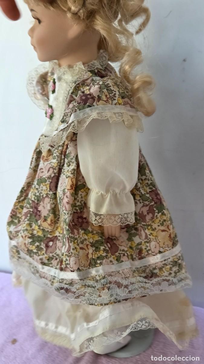 Vintage: mu&ntilde;eca de coleccion de porcelana - Foto 7