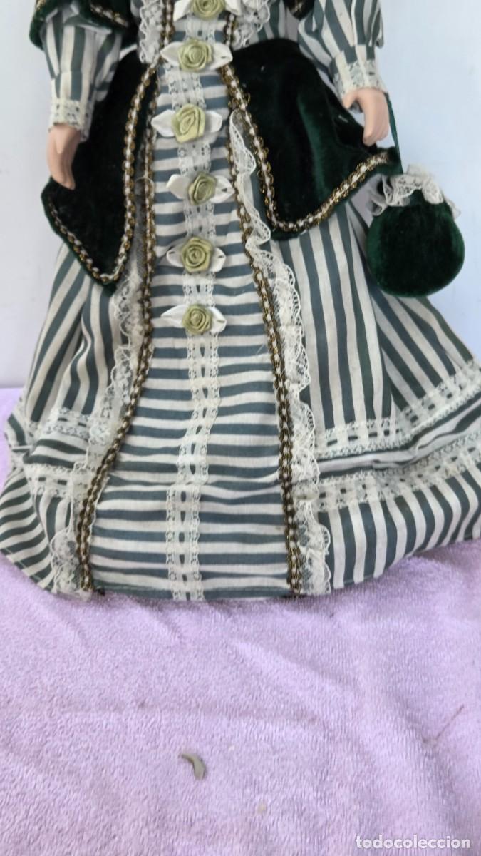 Vintage: mu&ntilde;eca de coleccion de porcelana - Foto 4