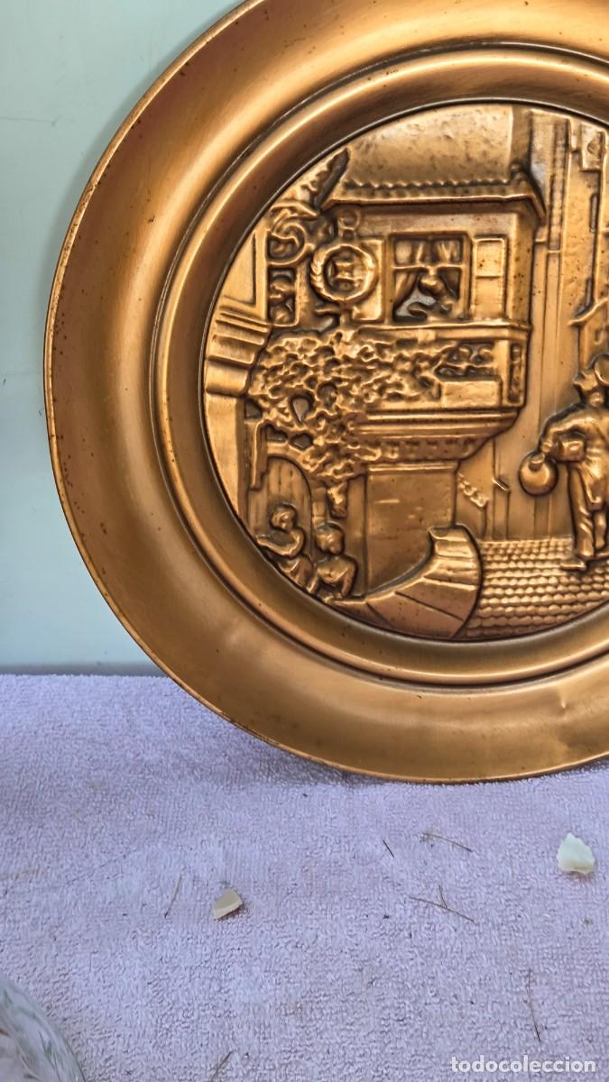 Vintage: plato de cobre rustico - Foto 2