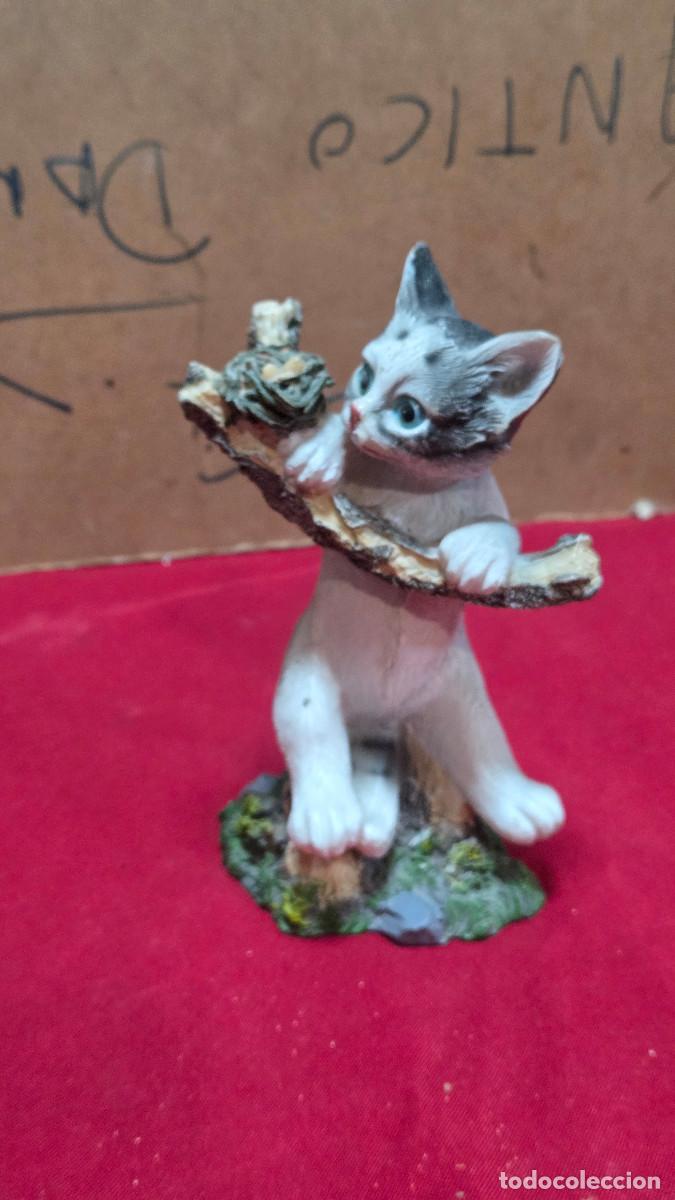 Vintage: figura de gato vintage - Foto 1