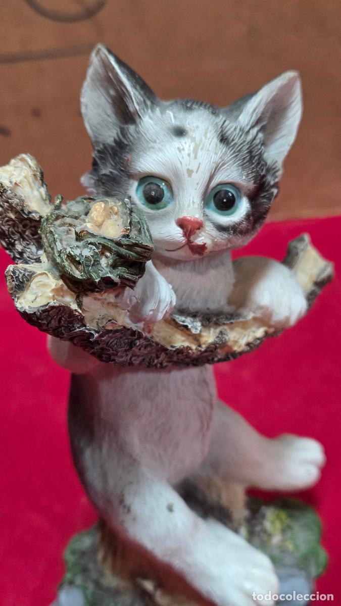 Vintage: figura de gato vintage - Foto 2