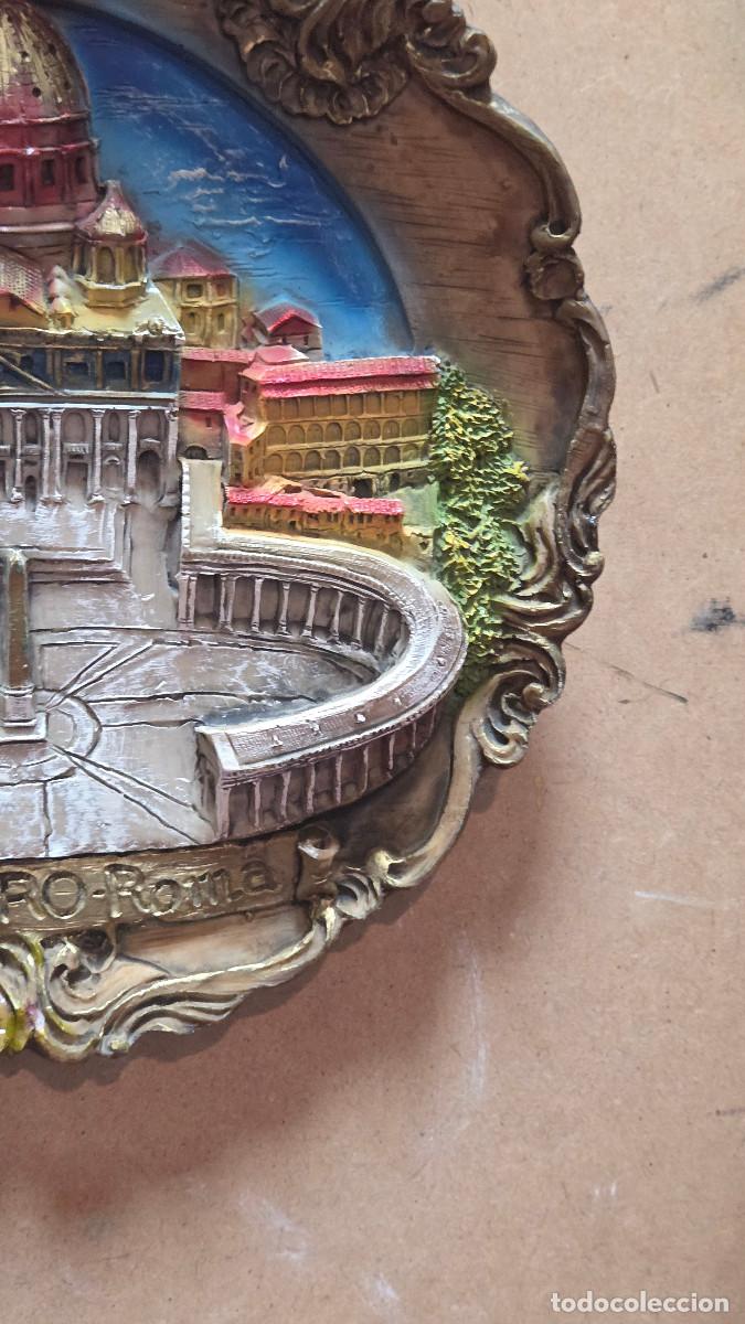 Vintage: plato decorativo el vaticano - Foto 3