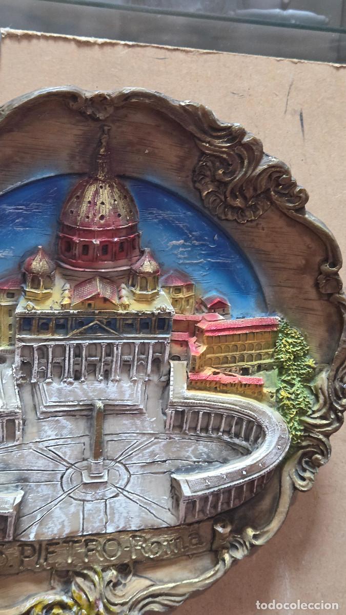 Vintage: plato decorativo el vaticano - Foto 4