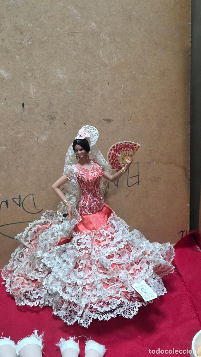 Vintage: mu&ntilde;eca decotativa flamenca