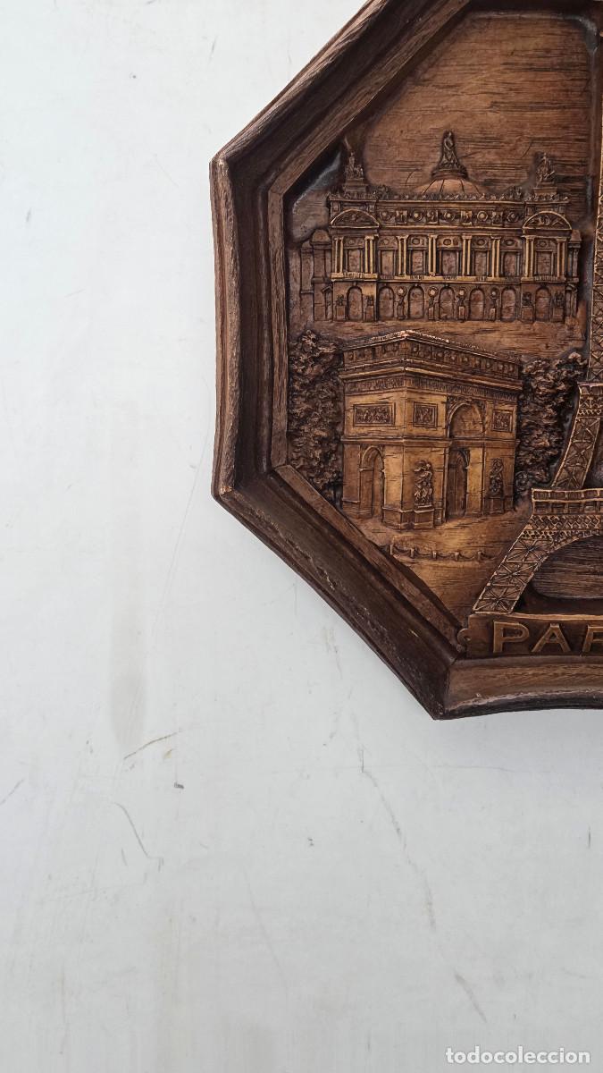 Vintage: plato hexagonal paris - Foto 2