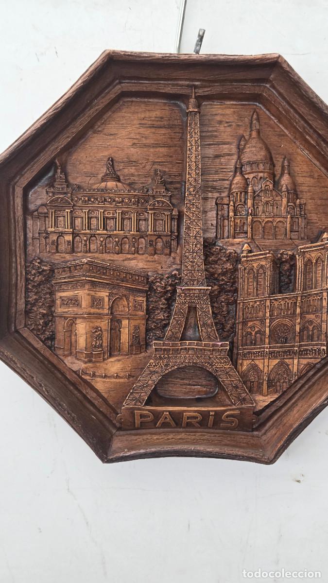 Vintage: plato hexagonal paris - Foto 3