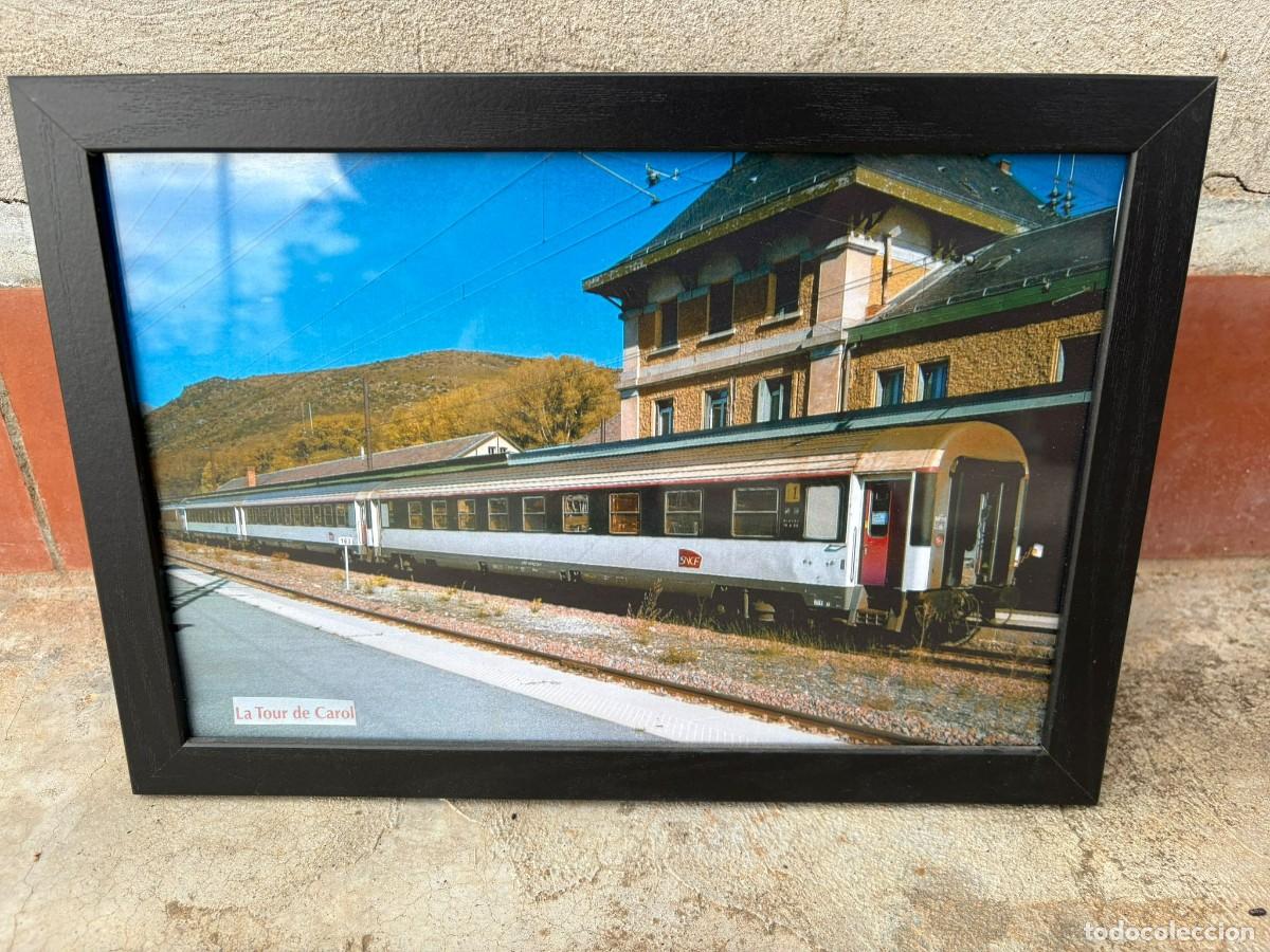 Vintage: Cuadro tren en estaci&oacute;n - Foto 1