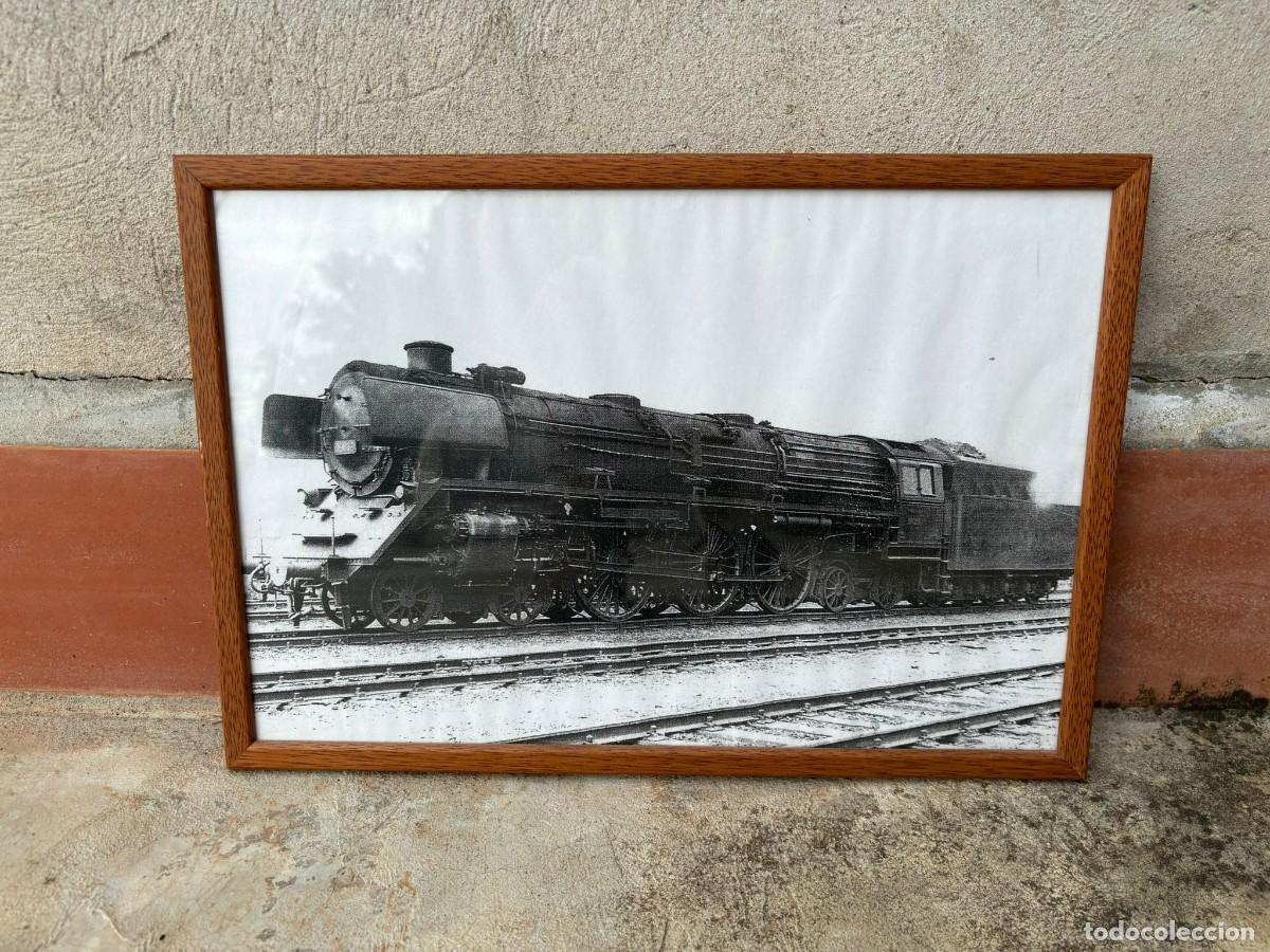 Vintage: Cuadro locomotora de vapor